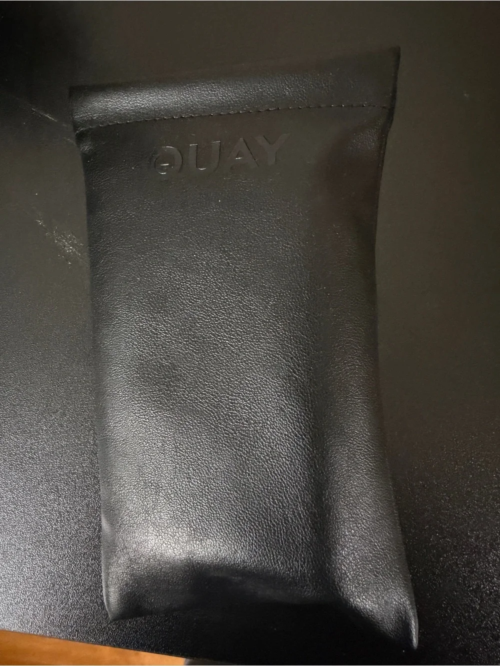 Quay Australia Black Frame Sunglasses with Gradient Lenses